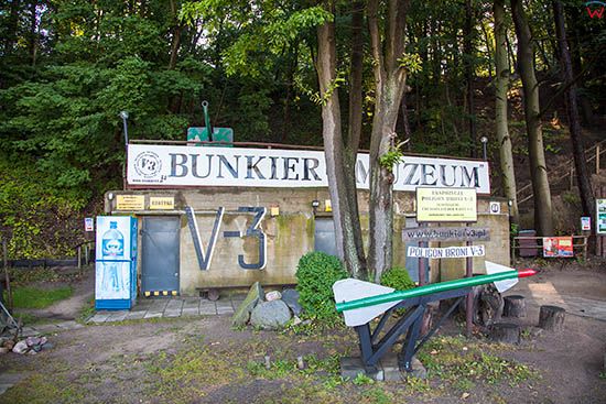 Zalesie, Wolinski Park Narodowy n/z bunkier - muzeum. EU, Pl, Zachodniopomorskie.